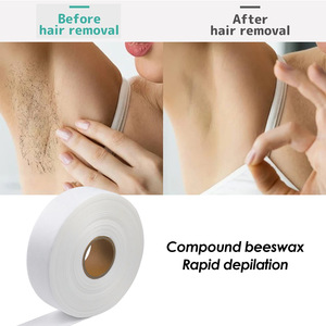 Disposable Waxing Paper Roll 7x100 Yards Cotton Hair Removal Cloth <b>Strips</b> for Salon Depilatory Use - Product Image 4