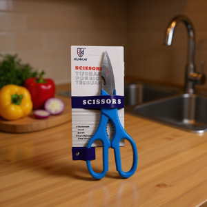 Huakai Scissors 12Pcs Blue Handle Stainless Steel Kitchen Shears - Product Image 2