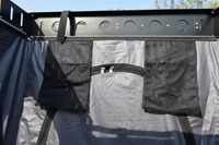Overland Wholesale Tente de toit 4x4 en aluminium, grande, pliable et portable, pour voiture, avec fonction de douche et toilettes pour l'intimité du véhicule