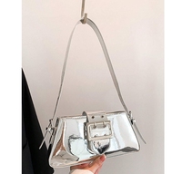 Dompet dan Tas Mewah Grosir Kulit PU Asli Merek 5000 Style Coklat Berkualitas Tinggi Tas Tangan Fashion Unisex Penutup Ritsleting
