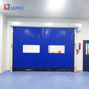 Porta Avvolgibile in <span class=keywords><strong>Alluminio</strong></span> ad Alta Velocità con Guarnizione in Plastica, Porta Automatica in PVC con <span class=keywords><strong>Cerniera</strong></span> e Sistema di Autoriparazione - Product Image 2