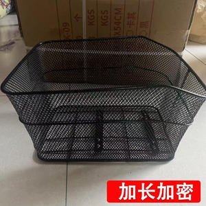 Cesta trasera de malla de 26 pulgadas para montaje en portaequipajes, cesta de metal duradera para bicicleta de montaña - Product Image 4