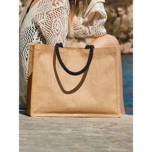 Bolsa de Compras Clásica de Yute, Merchandising Sostenible - Product Image 2