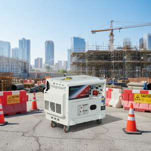 Générateur diesel silencieux 8600S, puissance maximale 8,0 kW, monophasé/triphasé, démarrage électrique, capot insonorisé - Product Image 1