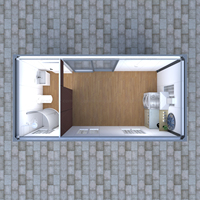Moderne Casa Prefabricada 2 Chambre à coucher Maison Préfabriquée Petite Maison Préfabriquée Abri Piscine Conteneur Maison pour Usa Bulgarie