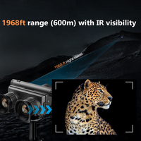 Binoculares de gafas de visión nocturna montados en la cabeza 4K para adultos Zoom digital infrarrojo 8X para caza, diversión al aire libre por la noche