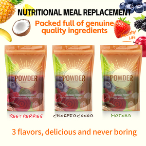 Shake protéiné de remplacement de repas, poudre instantanée, fibres alimentaires 45g, vitamines, minéraux, soutien de la santé immunitaire pour régime cétogène - Product Image 4