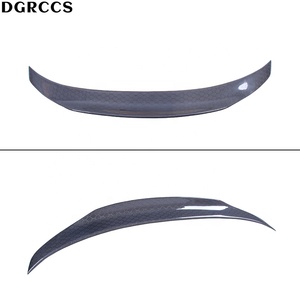 Original for IS E3 3rd Generation PSM Style Honeycomb Carbon Fiber Non Perforated Rear Spoiler Trunk 2013-2020 Carbon - Product Image 2
