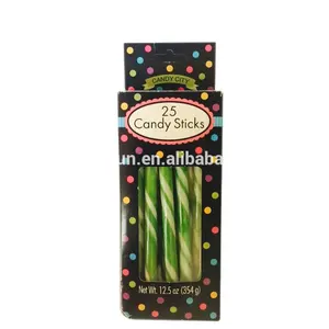 OLD FASHIONED GREEN FRUIT SUGAR CANDY STICK