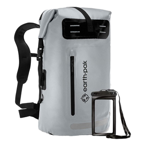 Sac à dos étanche flottant en PVC portable de 30 L pour moto, camping et randonnée - Product Image 1