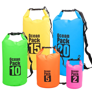2L 20L 15L พีวีซี<span class=keywords><strong>10L</strong></span> 5L น้ำหนักเบาแบบพกพากันน้ำกระเป๋าเป้สะพายหลังสำหรับตั้งแคมป์เดินป่าชายหาดพายเรือคายัคเล่นกีฬาแห้ง - Product Image 1