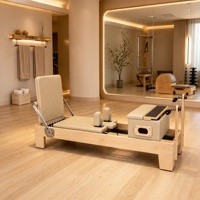 Machine de Pilates Reformer à Noyau en Bois d'Érable, Prix Fabricant, Équipement d'Entraînement de Yoga et de Pilates