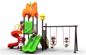 Parque de Trampolines con Toboganes de Plástico para Exteriores, Diseño Personalizado, Certificado CE, Garantía de 3 Años, Diversión para Niños - Product Image 2