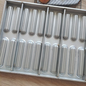 Plateaux de boulangerie en forme de doigt en acier aluminisé pour équipement de cuisson - Product Image 6