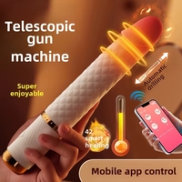 Machine à pénétration télescopique entièrement automatique, vibromasseur pour femmes, jouet pour adultes