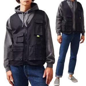 Chaleco de Trabajo Personalizado para Hombre, con Múltiples Bolsillos, Cierre de Cremallera, Chaleco Utilitario sin Mangas - Product Image 6