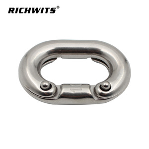 RICHWITS Stainless Steel Chain <b>Clip</b> 8mm Quick Connector For Rope Management - Product Image 2