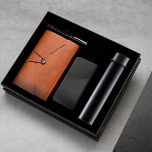Customized Vintage A5 Pu Leather Journal Notebooks <b>Diary</b> Corporate Business Gift Set with Logo - Product Image 3