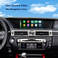Lecteur multimédia automobile Lexus GS 2012-2021, écran 12,3'' pour lecteurs DVD avec interface CarPlay Android Binarytek