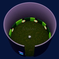 Kydavr Activate Multiplayer Circle Soccer Interactive Game Room LED Light Target Football Challenge Equipment for Shopping Mall