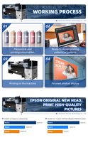 Impresora de Inyección de Tinta UV Integrada 2 en 1 Benlun de Alta Calidad I3200/Ricoh G5/G6, Ancho de Impresión de 1820 mm, Wi-Fi, Compatible con Materiales Flexibles