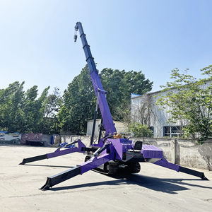 <span class=keywords><strong>Gru</strong></span> a ragno semovente con braccio personalizzabile, mini <span class=keywords><strong>gru</strong></span> a ragno cingolata con stabilizzatori idraulici - Product Image 1