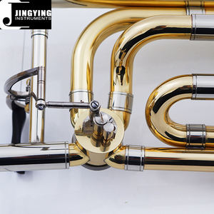 <span class=keywords><strong>Trombone</strong></span> ténor Jingying Music 2023, instrument à vent en <span class=keywords><strong>cuivre</strong></span>, clé Bb/F, glissière externe en <span class=keywords><strong>cuivre</strong></span> blanc et cloche, glissière interne en <span class=keywords><strong>cuivre</strong></span> blanc - Product Image 4