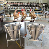Cône de saignée pour abattage de volailles de marque MD, équipement d'abattoir, garantie 1 an, dimensions personnalisables, certifié et testé