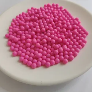 Заводской дешевый цветной розовый пластиковый шар 7 мм