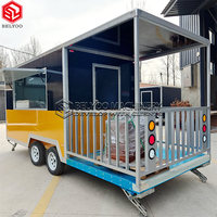 Chariot de vente de café personnalisé, machines à expresso et distributeurs de boissons, unité de concession mobile à vendre