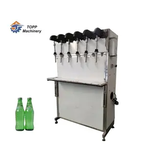 Máquina de enchimento de sifão de gravidade líquida, máquina de enchimento de garrafas de vidro, cerveja, máquina de enchimento de líquidos