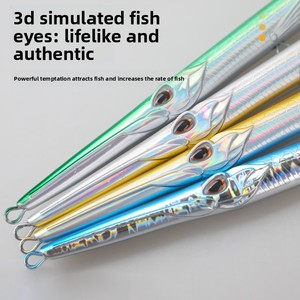 Señuelo de Pesca con Diseño Multisegmentado de 3 Articulaciones, Imitación Realista de Pez Aguja, Señuelo Biónico para Pesca en el Mar, Lanzamiento a Larga Distancia, Gran Tamaño - Product Image 3