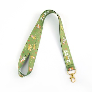 Wholesale Custom Logo Full Sublimation Polyester Lanyard Colorful Nylon Lanyards for Promotions