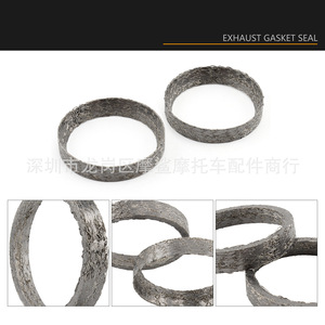 Junta de Escape Moshark, Diámetro Exterior de 48.6 mm, Diámetro Interior de 41.4 mm, para Motocicleta Harley - Product Image 2