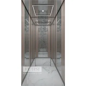 Fujisj ลิฟต์ลิฟต์2ชั้นสำหรับบ้านลิฟต์ขนาดเล็ก