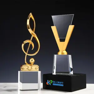 Хрустальный трофей, выгравированный металлический деревянный ручной работы, креативные пентаграммы, медали и медали