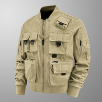 Veste bomber décontractée élégante et légère pour homme, coupe ajustée, vêtements de sport personnalisés