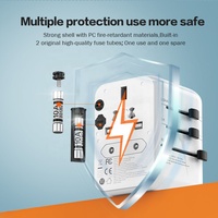 Adaptateur de chargeur de voyage Worldplug Adaptateur de voyage universel international avec USB et Type-C