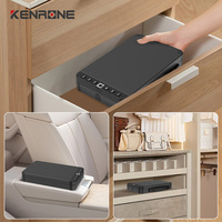 Cajas Fuertes Electrónicas Digitales Biométricas con Huella Dactilar, Caja de Seguridad con Cerradura Táctil y Acceso Rápido para Hogar, Oficina y Hotel