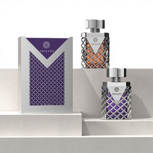 Perfume Refill <b>Bottle</b> Perfume <b>Bottle</b> 50ml 100ml 30ml Luxury Perfume <b>Bottle</b> with <b>Box</b> Black Perfume <b>Bottle</b> - Product Image 1