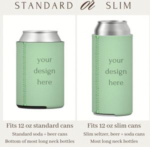 Supports de canettes isothermes en néoprène pour l'immobilier, cadeaux promotionnels d'entreprise - Product Image 2