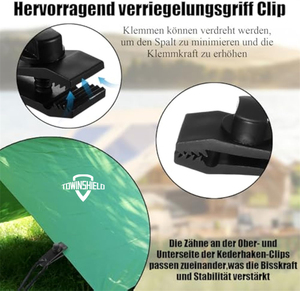 Paquete de 10 Tensores de Lona, Clips <span class=keywords><strong>para</strong></span> Lona, Clips <span class=keywords><strong>para</strong></span> Lona de Carpa, Clips Universales <span class=keywords><strong>para</strong></span> Fijación de Lona, Clips <span class=keywords><strong>para</strong></span> Carpa - Product Image 5