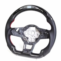 Accessoires Auto Volant Personnalisé en Fibre de Carbone LED pour Volkswagen VW Golf 5 MK6 MK7 MK8 Jetta Passat B8 Polo Tiguan GTI