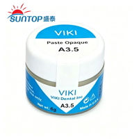 Pâte opaque dentaire métal-porcelaine 5g, pâte opaque de laboratoire dentaire pour la restauration de couronnes et bridges en porcelaine