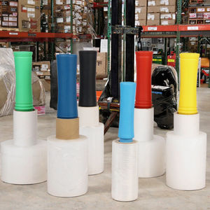 Film étirable adhésif miniature coloré en LLDPE, largeur 10 cm, film d'emballage résistant à l'humidité - Product Image 3