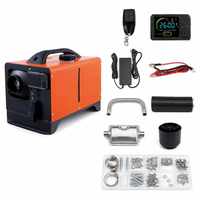 Chauffage de stationnement diesel tout-en-un 8KW 12V 24V avec réservoir de carburant intégré de 5L, application Bluetooth, pour camion, camping-car, fourgonnette