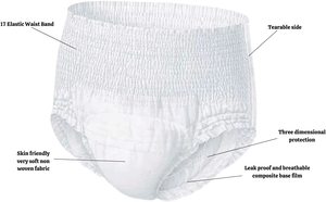 Pannolini <span class=keywords><strong>per</strong></span> <span class=keywords><strong>Adulti</strong></span> Usa e Getta Economici ad Alto Assorbimento, Pannolini <span class=keywords><strong>per</strong></span> <span class=keywords><strong>Adulti</strong></span>, Pannolini ABDL, Mutandine Mestruali - Product Image 6
