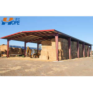 Structure en acier préfabriquée industrielle Bâtiment de construction Hangar de stockage de ferme avec <span class=keywords><strong>garage</strong></span> pliable Serre Hangar à légumes - Product Image 5