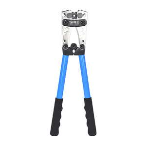 HX-50B Industrial Grade Steel Crimping Clamp with <b>Soft</b> Grip Handle Adjustable Crimping Range 6-50mm Tool Connectors Top Entry - Product Image 1