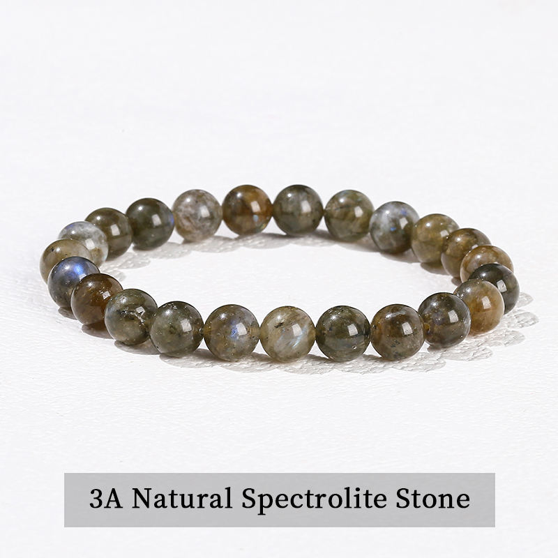 AAA Natural Spectrolite Stone Bracelet